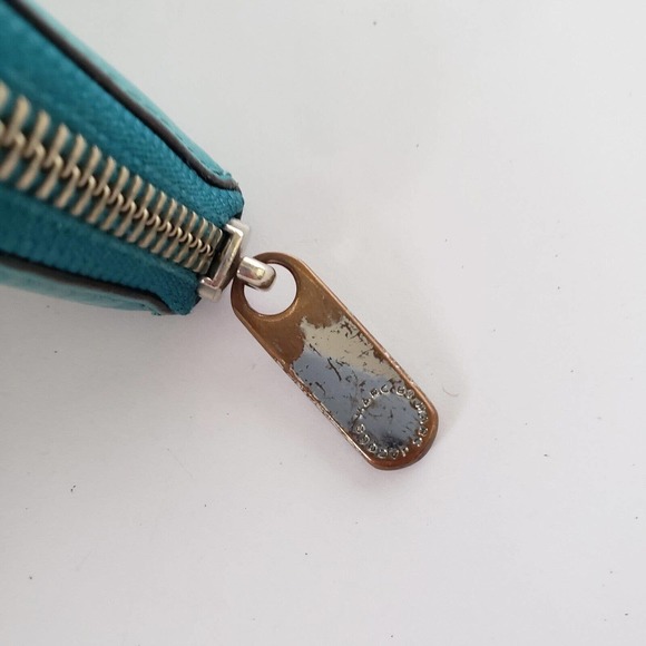 Marc By Marc Jacobs Blue Zip Around Wallet Large Continental Heavy Duty Quality - Picture 4 of 11